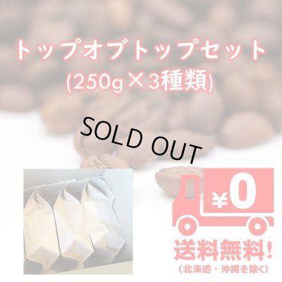 豆珈房トップオブトップスペシャルティコーヒーセット(250g×3種類)